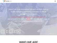 Tablet Screenshot of ideaslab.com